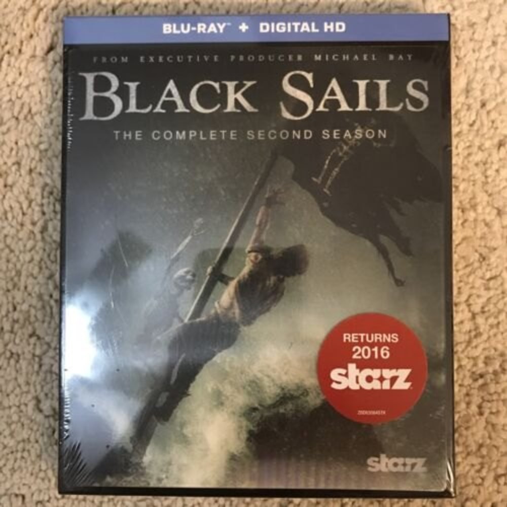 Black Sails: Season 2  [2015] Blu-ray+Digital HD & Lenticular Slipcover New